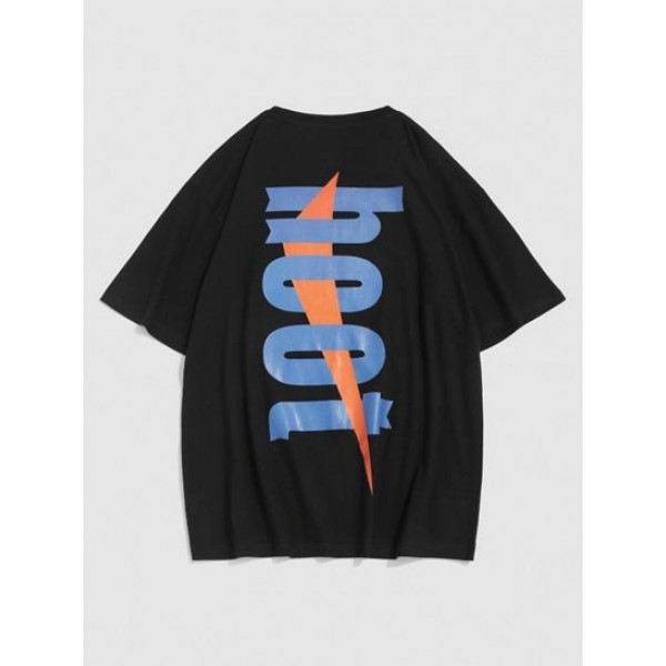 Streetwear Hoot Letter Print Graphic Fes... Streetwear Hoot Letter Print Graphic Fes...