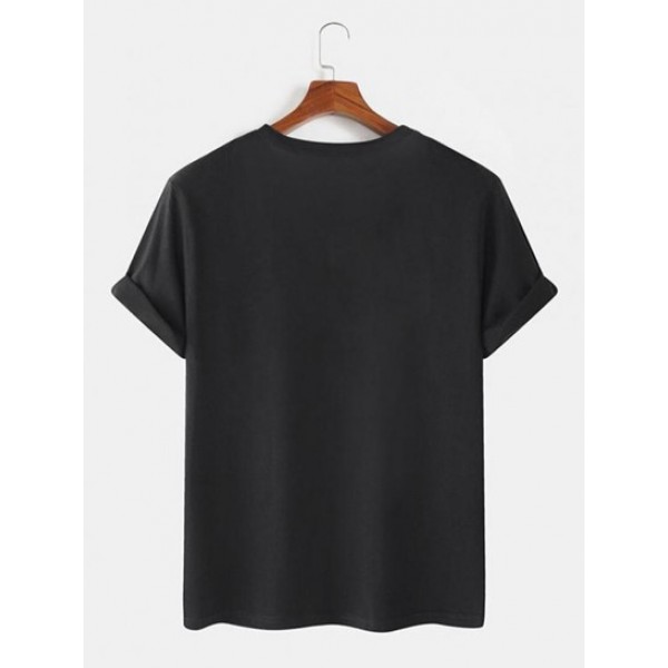 Music Player Graphic Cuffed Sleeve Tee Music Player Graphic Cuffed Sleeve Tee