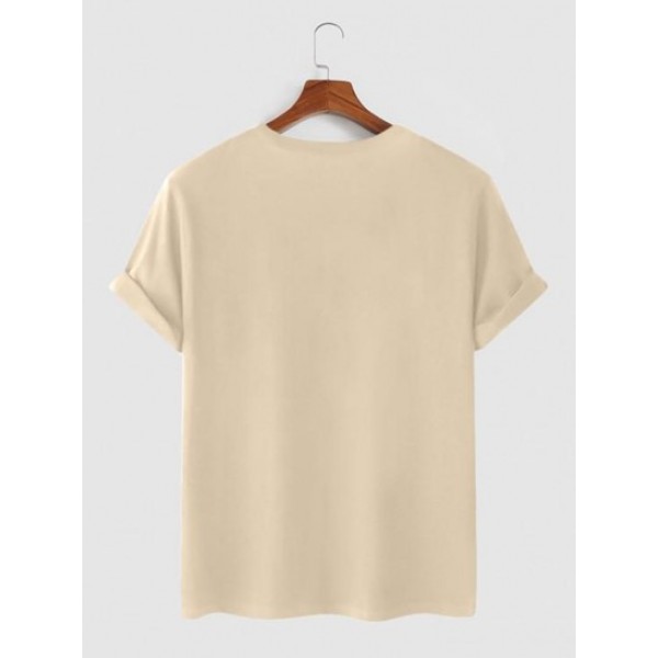 Panda And Heart Printed Casual T-shirt Panda And Heart Printed Casual T-shirt