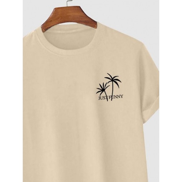 Palm Tree JUST FUNNY Graphic T-shirt Palm Tree JUST FUNNY Graphic T-shirt