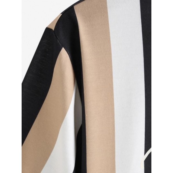Vertical Stripe Graphic Short Sleeves Tee Vertical Stripe Graphic Short Sleeves Tee