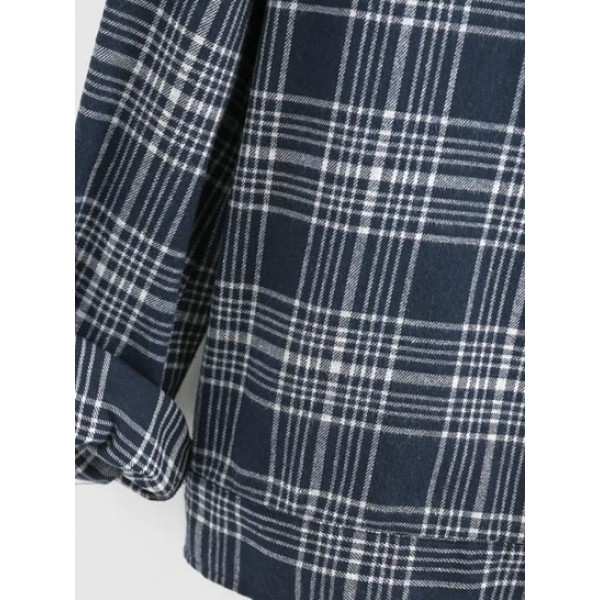 Plaid Pattern Shirt Jacket Plaid Pattern Shirt Jacket